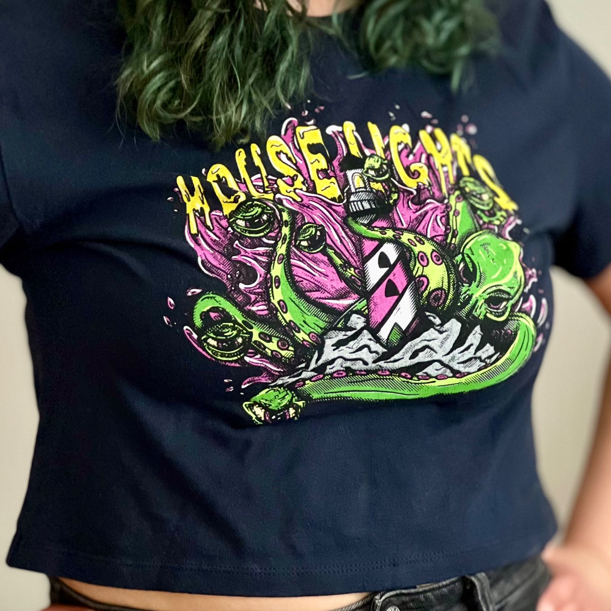 Kraken Crop Top close-up