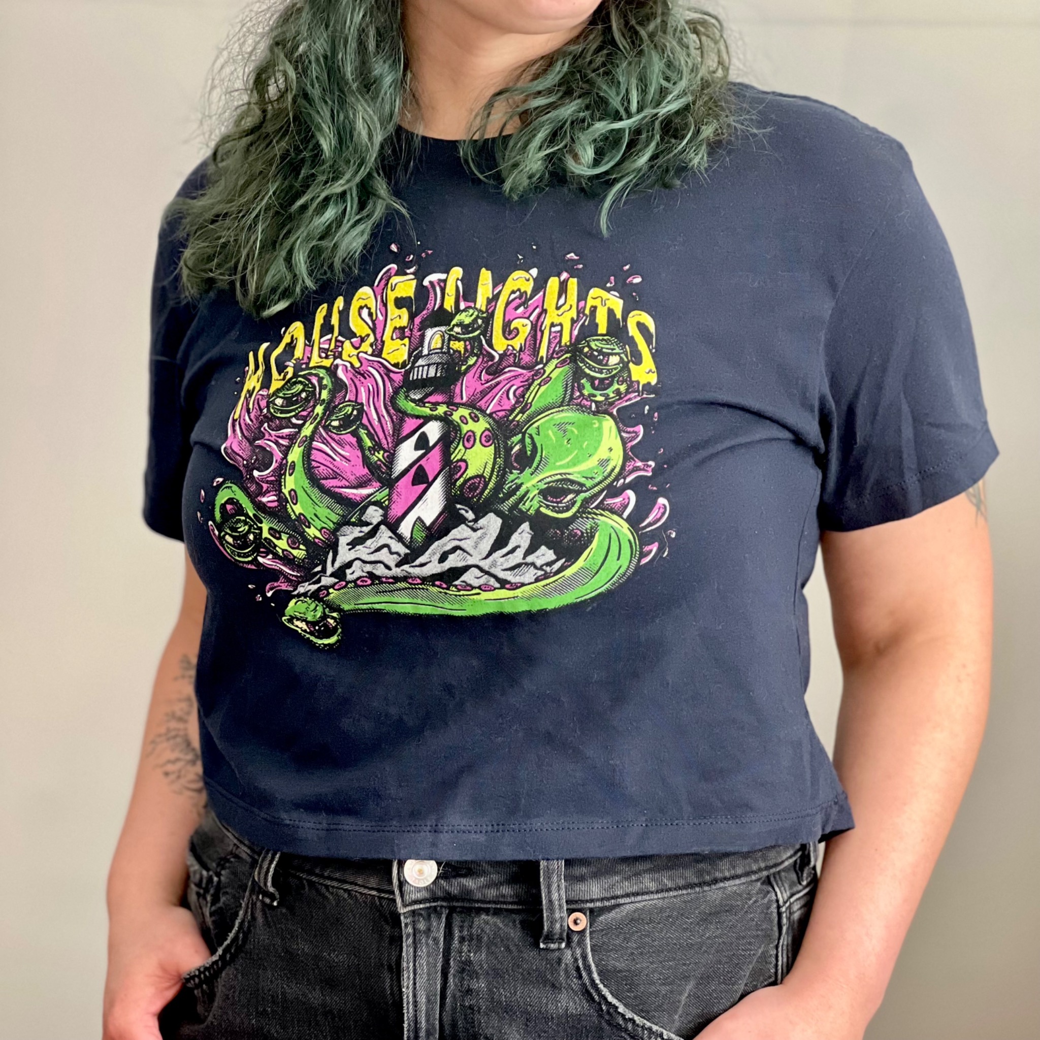 Kraken Crop Top full view